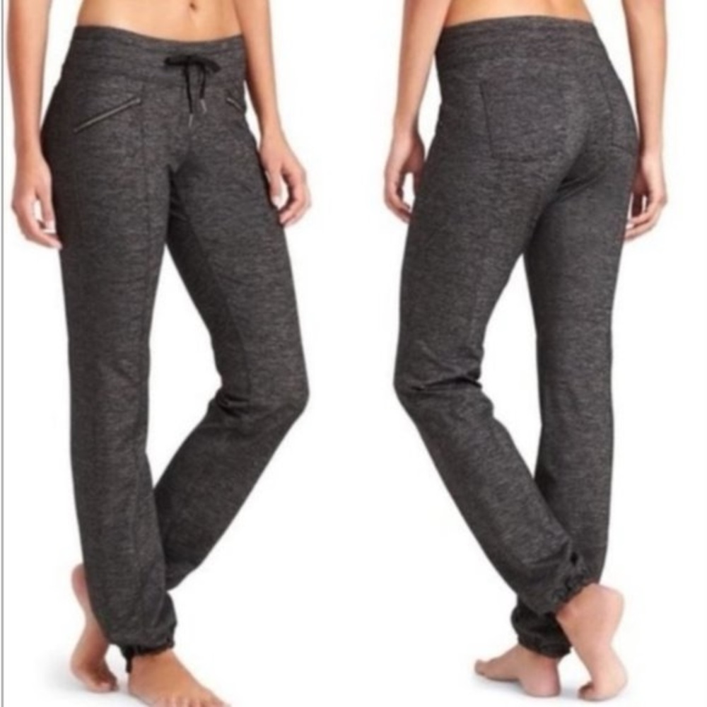 Athleta Drawstring Heather Grey Joggers